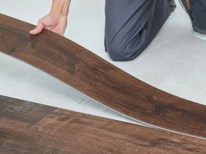 Waterproof flooring installation