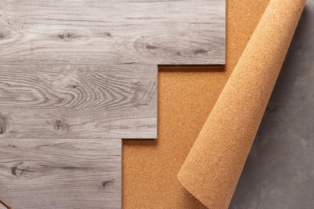 Flooring underlayment during installation