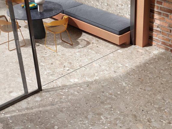 Modern home with stylish outdoor patio