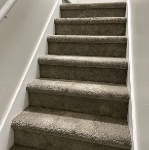 Soft Carpet flooring on stairs installed by McCools Flooring